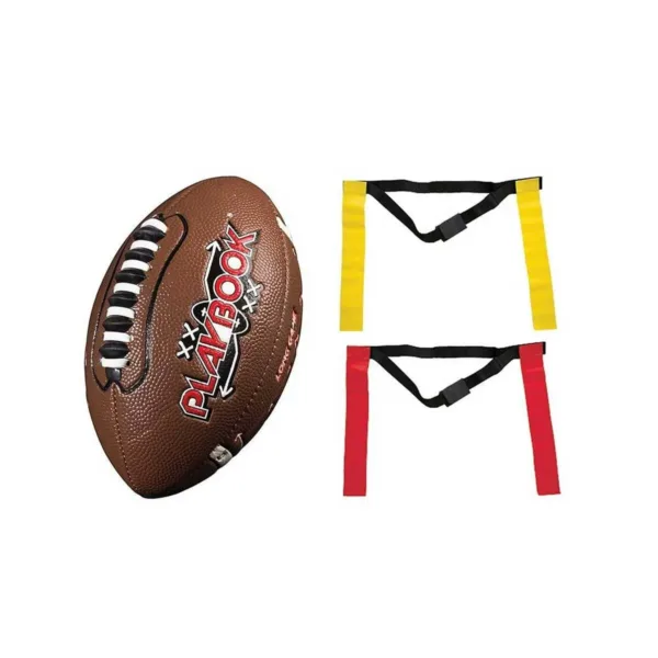 Franklin Sports Flag Football Set – 10 Player Set with Belts + Ball