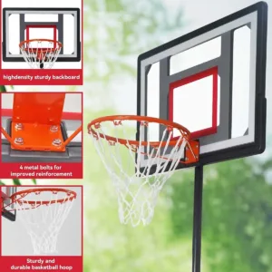 Tevlaphee Portable Basketball Hoop Outdoor