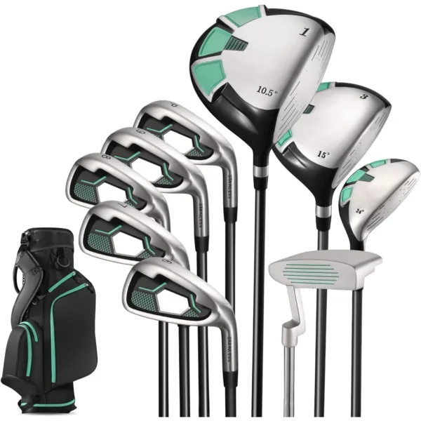 Naipo Golf Club Set 9-Piece Complete Golf Set